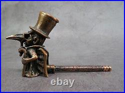 Werewolf Metal Pipe, Bronze-Copper Smoking set, Spoon and Cleaning Tool