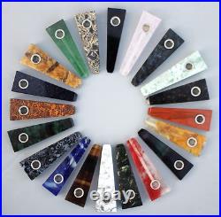 Wholesale! Many kinds Natural Stone Healing Quartz Crystal Smoking Pipes