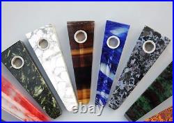 Wholesale! Many kinds Natural Stone Healing Quartz Crystal Smoking Pipes