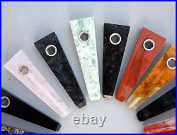 Wholesale! Many kinds Natural Stone Healing Quartz Crystal Smoking Pipes