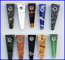 Wholesale! Many kinds Natural Stone Healing Quartz Crystal Smoking Pipes