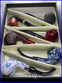 Wholesale Resin Tobacco Pipes, 30 Pieces, Boxes Included. Ships From USA