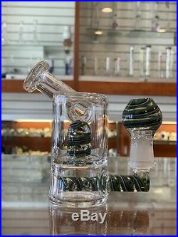 Wicked Sands Mini-Rig Recycler Tobacco Pipe Made in USA