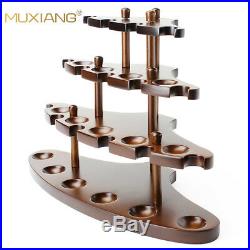 Wooden Pipe Stand Rack 15 Tobacco Pipe Holder Pipe Display Solid Dismountable