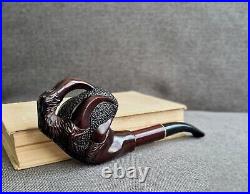 Wooden Smoking Pipe Tobacco Cigarettes Cigar Pipe Gift for him Pipes 9 mm filter