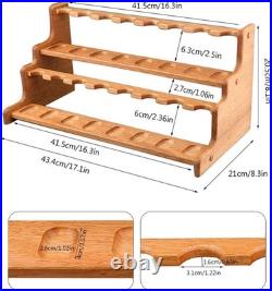 Wooden Tobacco Pipe Stand, Wood Pipe Stands Holder for Smoking Pipes