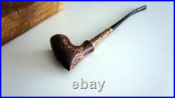 Wooden Tobacco Pipe With Stand, Tomahawk Smoking Pipe, Long Stem Pear Wood Pipe