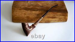 Wooden Tobacco Pipe With Stand, Tomahawk Smoking Pipe, Long Stem Pear Wood Pipe