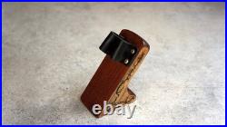 Wooden Tobacco Pipe With Stand, Tomahawk Smoking Pipe, Long Stem Pear Wood Pipe
