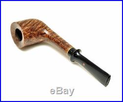 Wooden Tobacco Smoking Pipes Carved (Straight Billiard with Single Groove Stem)