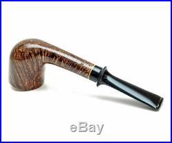 Wooden Tobacco Smoking Pipes Carved (Straight Billiard with Single Groove Stem)