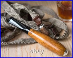 Zeppelin Briar tobacco smoking 9 mm filter handmade TORPEDO 6.6 inch cigar pipe